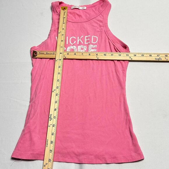 Whimtee Wicked Core Bubble Gum Pink Tank Size Medium Full Length - Picture 4 of 6